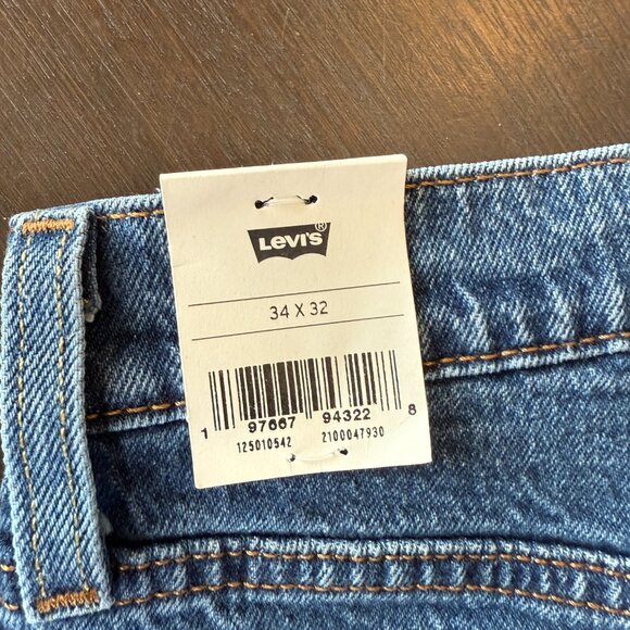 Levi's 501 Women's Jeans Size 34 x 32 High Rise Straight Leg - Picture 2 of 10